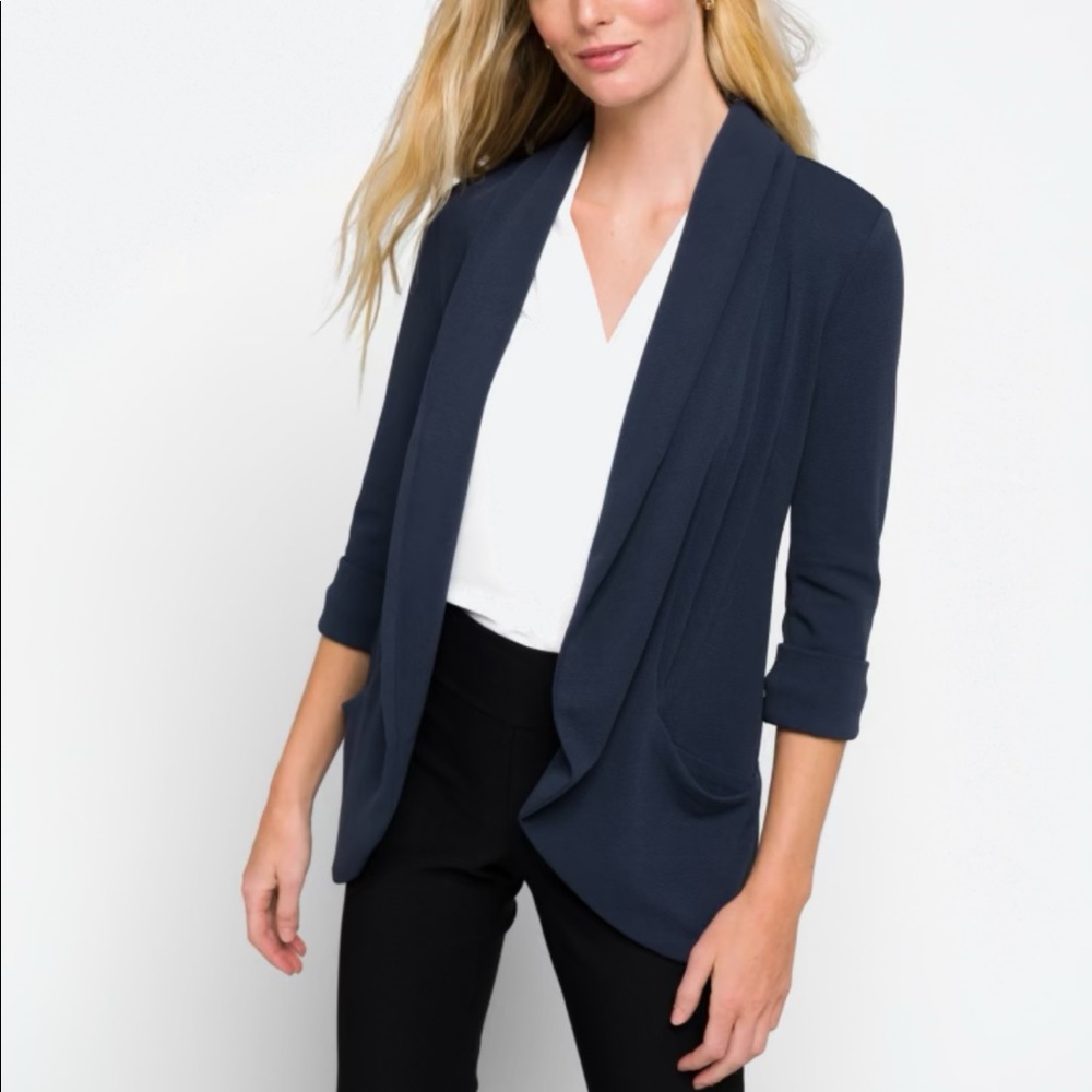 Knit Tunic Blazer